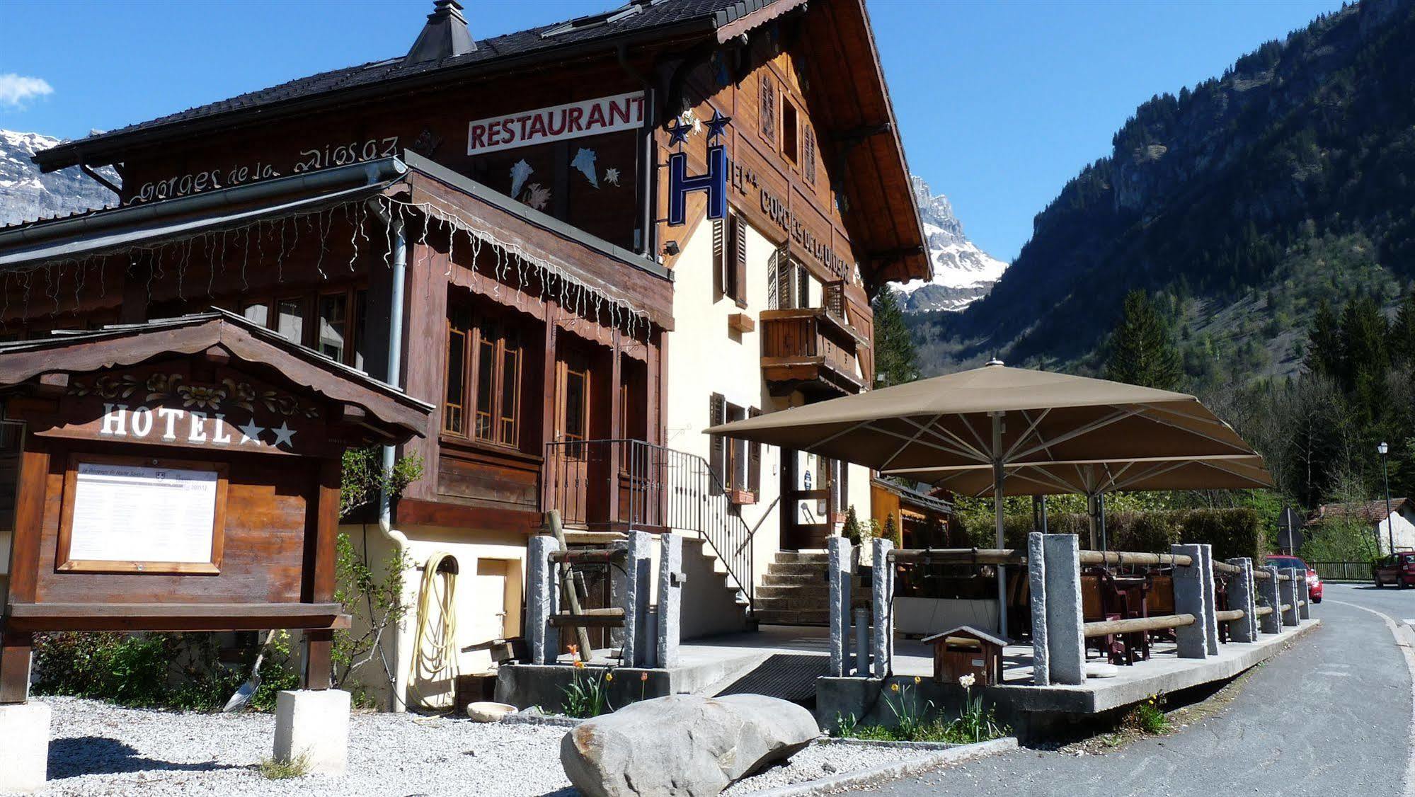 Auberge Les Gorges De La Diosaz Servoz Extérieur photo